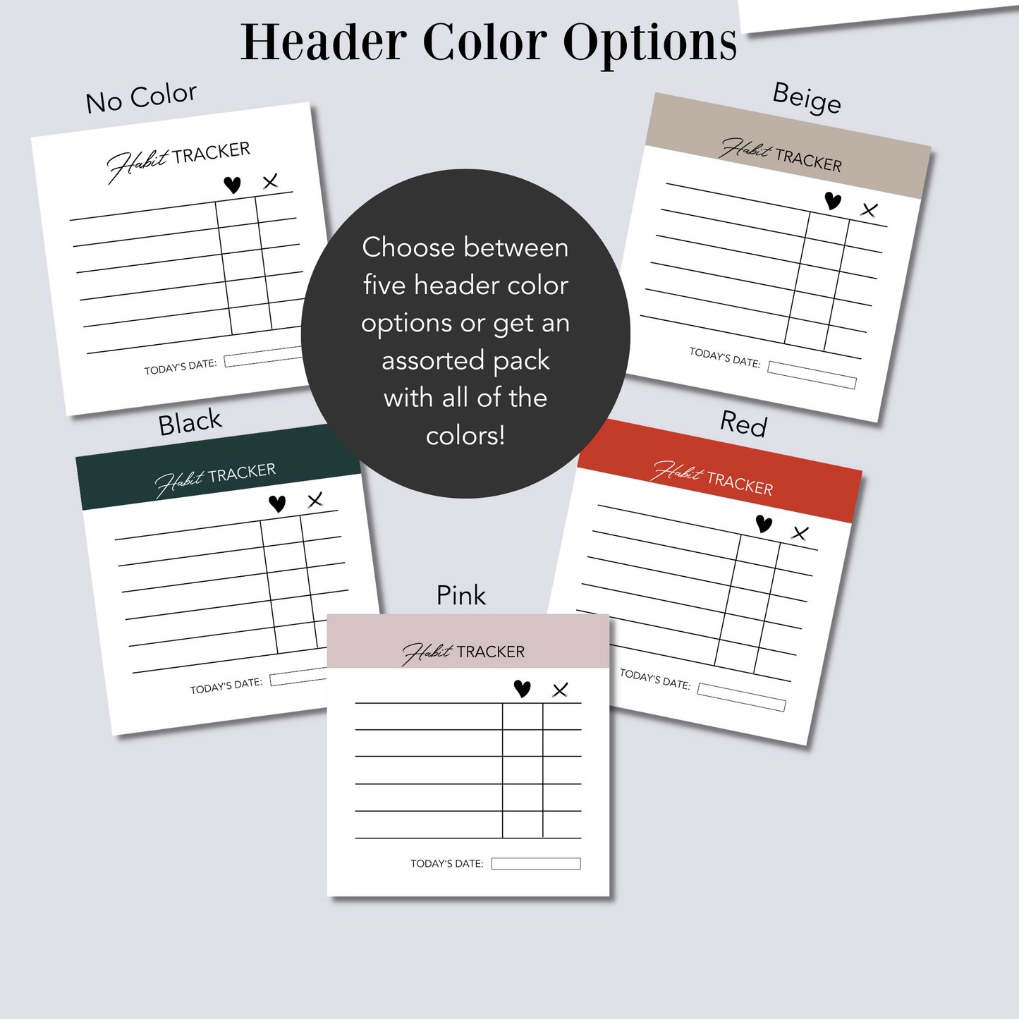 Habit Tracker Sticky Notes for Productivity in Your Daily Life