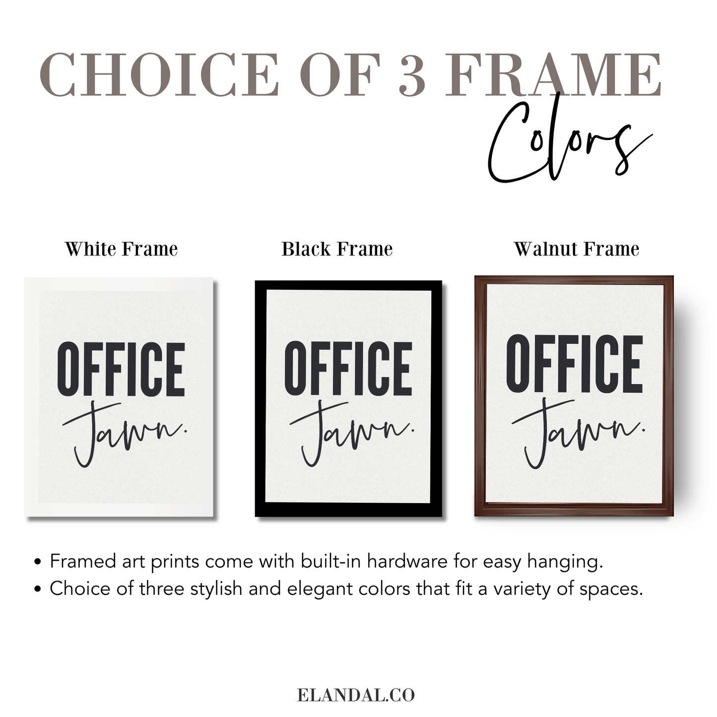 Office Jawn: Framed Philly-Themed Wall Art for Workspace