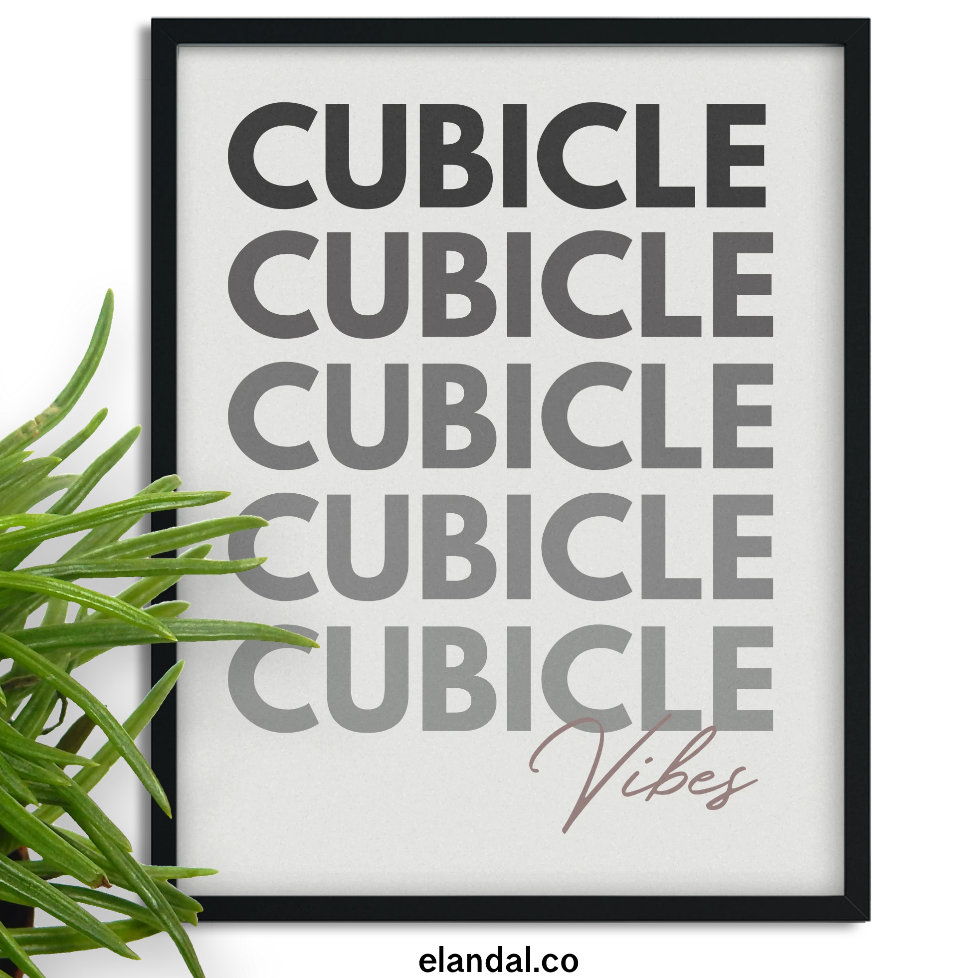 Cubicle Vibes Framed Poster Print, Cute Office Wall Decor, Available i – El and Al Co. cubicle-vibes-framed-poster-print-cute-office-wall-decor-available-i-el-and-al-co