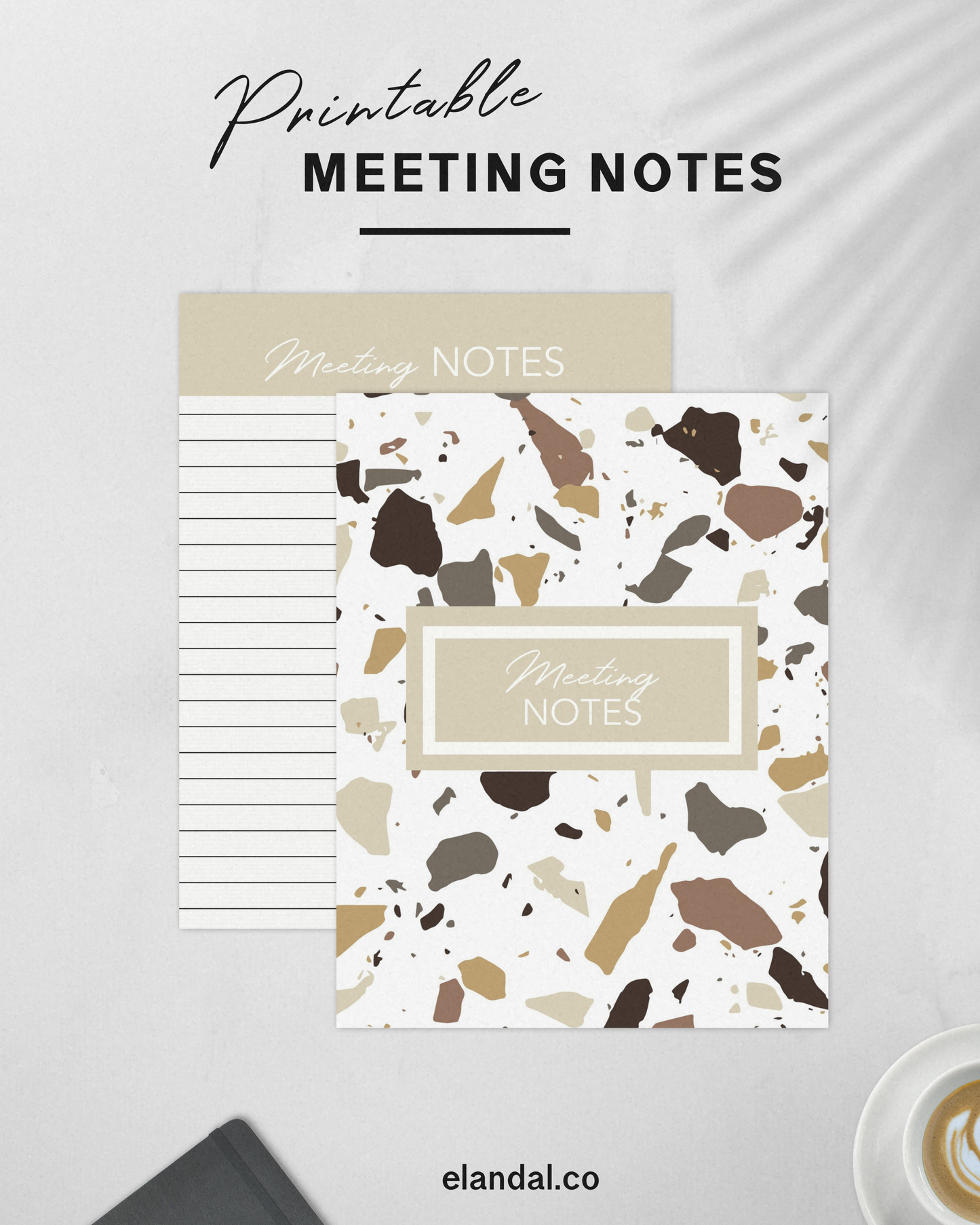 Printable Meeting Planning Pages
