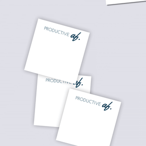 Productive AF Sticky Notes 3x3 in. Adhesive notepads