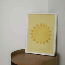 Load image into Gallery viewer, Bright Life - Sun Minimalist Boho Print Framed Art Print