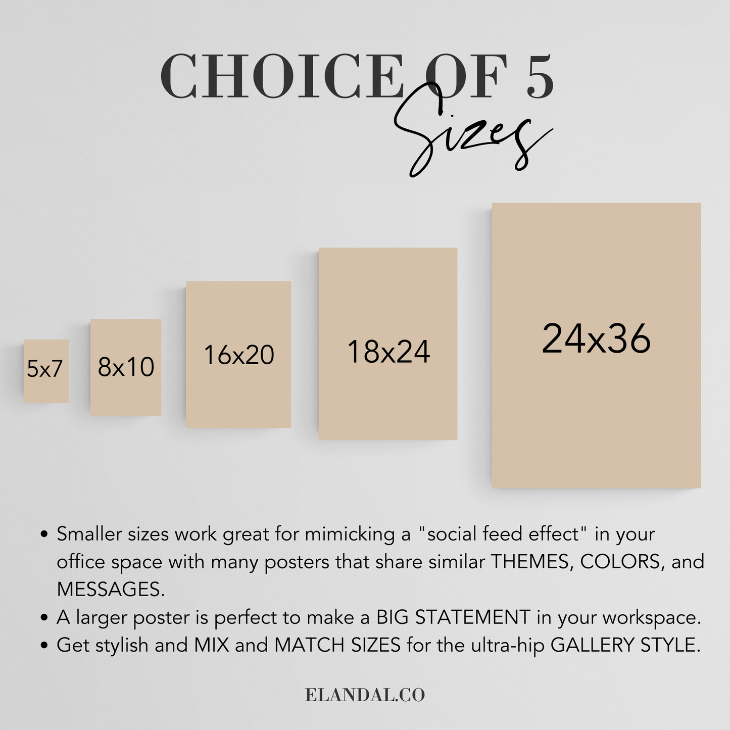 Eres una edición limitada, así que pon el precio correspondiente. Póster inspirador: arte de pared para la oficina