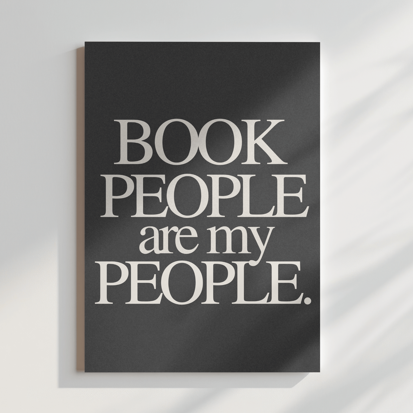 Book People Are My People: Canvas Artwork for Book Clubs