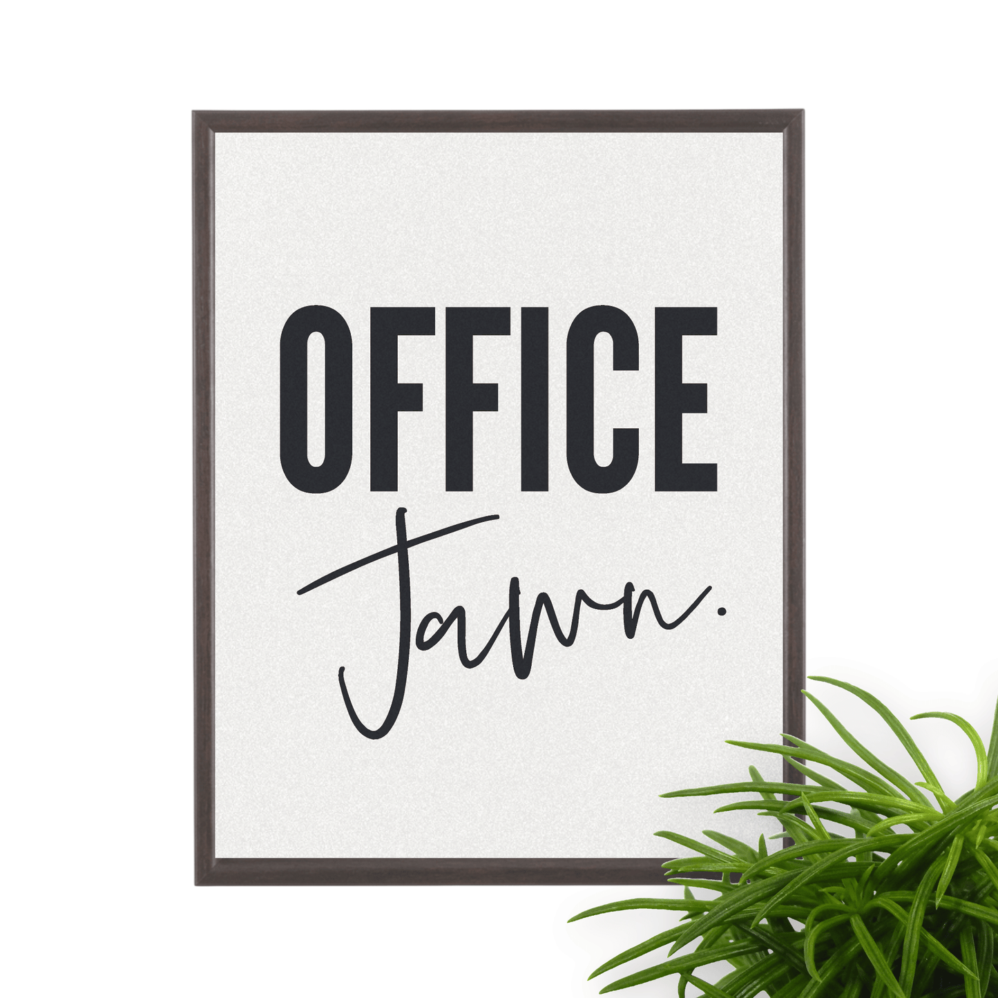 Office Jawn: Framed Philly-Themed Wall Art for Workspace