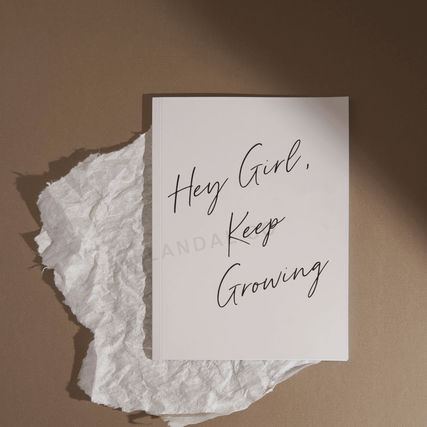 Printable Hey Girl, Keep Growing: Motivational Wall Art for Workspaces