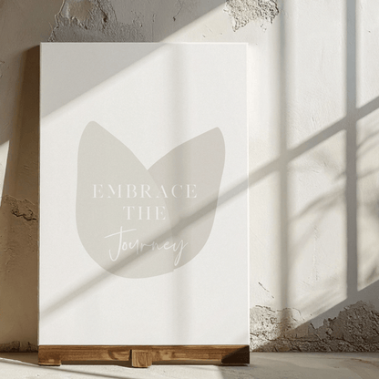 Embrace the Journey: Inspirational Canvas Artwork for the Workspace