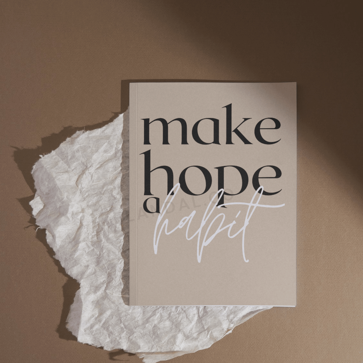 Printable Make Hope A Habit: Inspirational Wall Art for Workspace