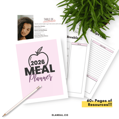 2026 Printable Meal Planner: 60+ Pages of Meal Planning Resources