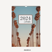 Load image into Gallery viewer, 2024 Palm Trees Vertical Print Wall Calendar