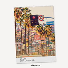 Load image into Gallery viewer, 2024 Print Los Angeles Illustrated Wall Calendar