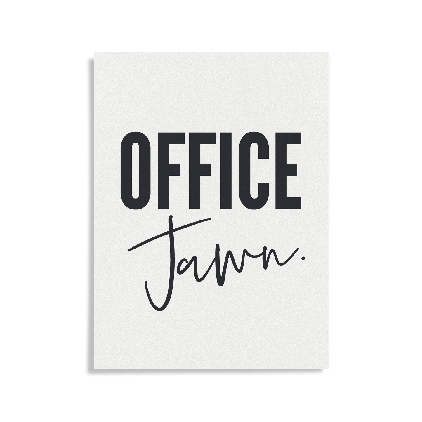 Office Jawn: Unframed Philly-Themed Print Wall Art for Workspaces