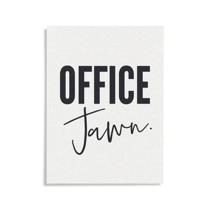 Office Jawn: Unframed Philly-Themed Print Wall Art for Workspaces