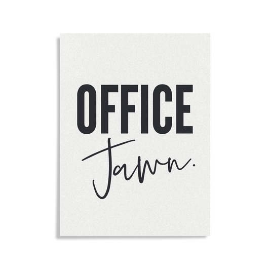 Office Jawn: Unframed Philly-Themed Print Wall Art for Workspaces