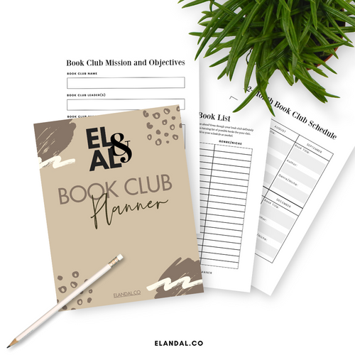 FREE Printable Book Club Planner