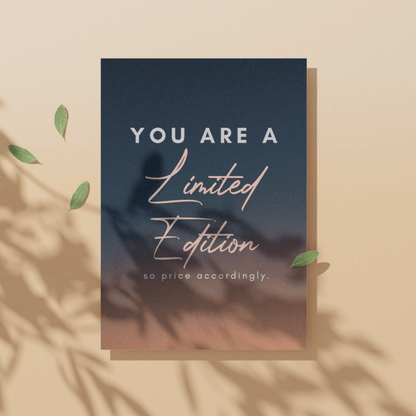 Printable You Are A Limited Edition: Motivational Wall Art for Office
