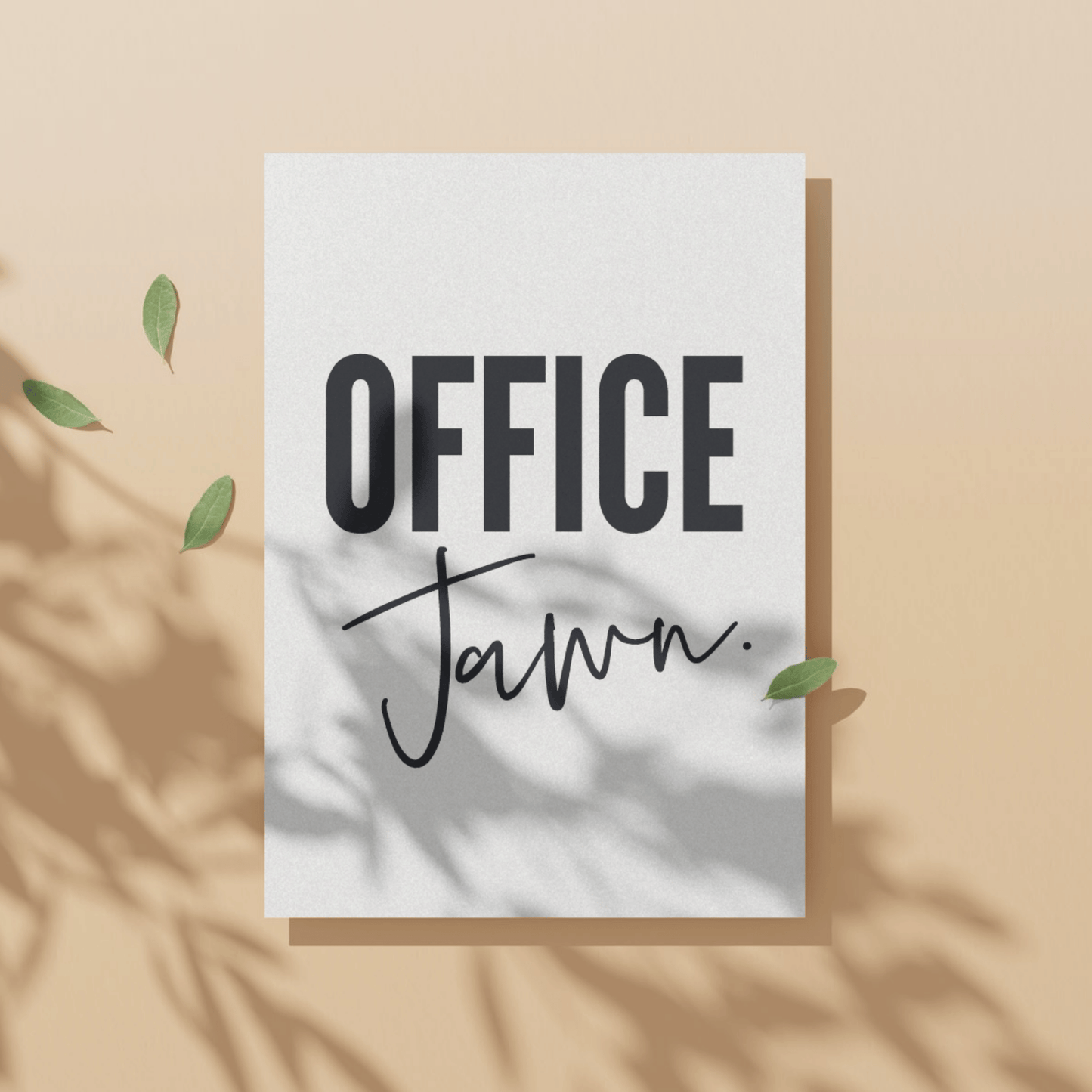 Office Jawn: Unframed Philly-Themed Print Wall Art for Workspaces