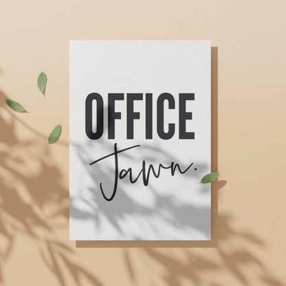 Office Jawn: Unframed Philly-Themed Print Wall Art for Workspaces