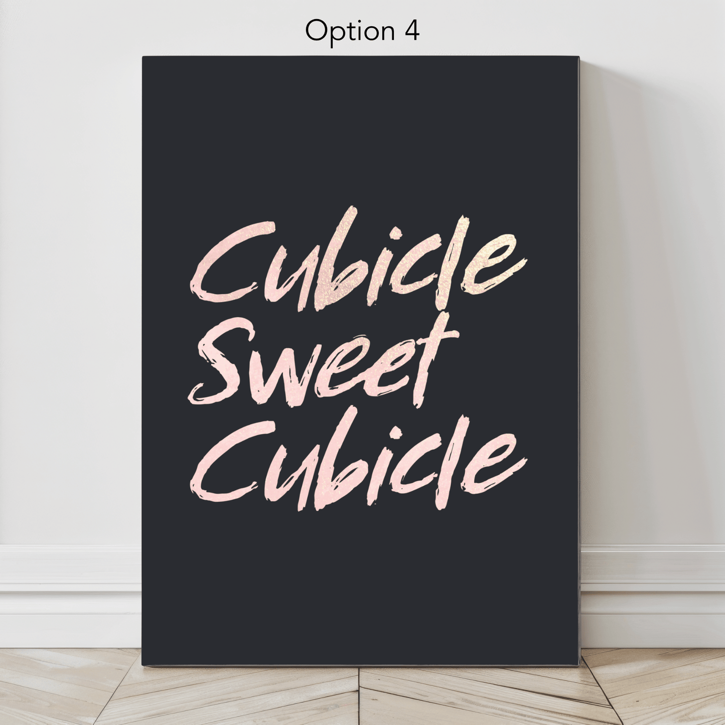 Cubicle Sweet Cubicle: Canvas Wall Art for Workspace