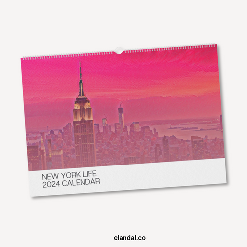 2024 Print New York Life Illustrated Wall Calendar