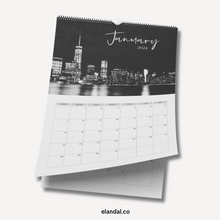 Load image into Gallery viewer, 2024 New York Nights Vertical Print Wall Calendar