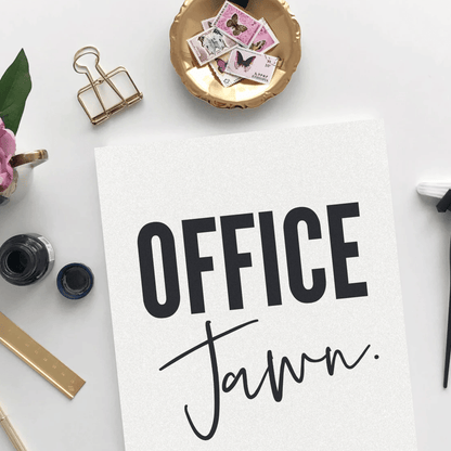 Office Jawn: Unframed Philly-Themed Print Wall Art for Workspaces