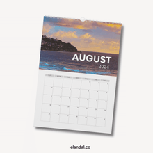Load image into Gallery viewer, 2024 Sunset Beaches Vertical Print Wall Calendar