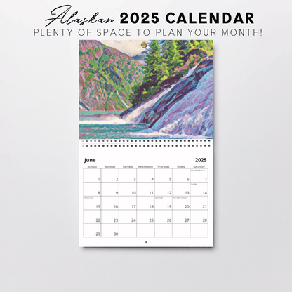 Calendario de impresión de la vida en Alaska 2025