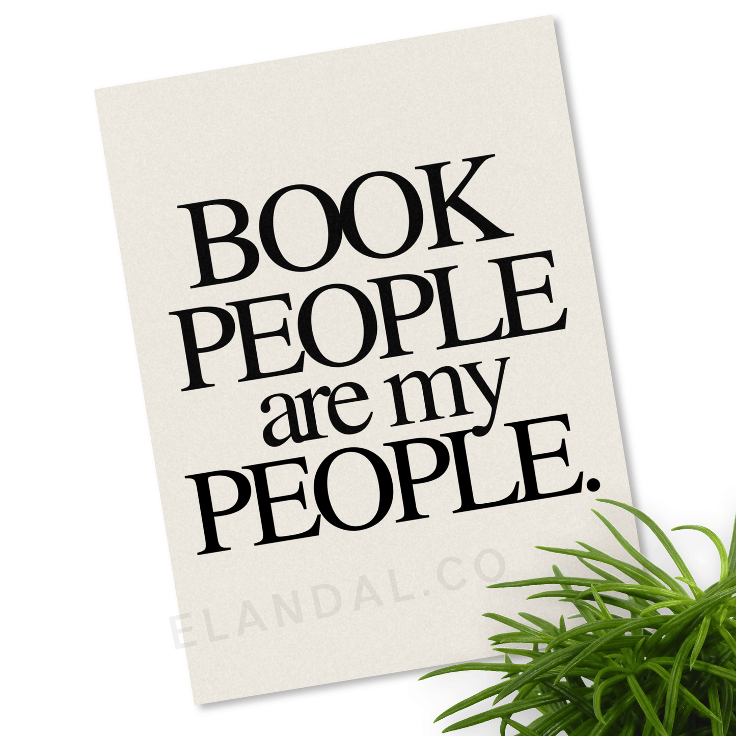 Printable Book People Are My People: Artwork for Book Clubs