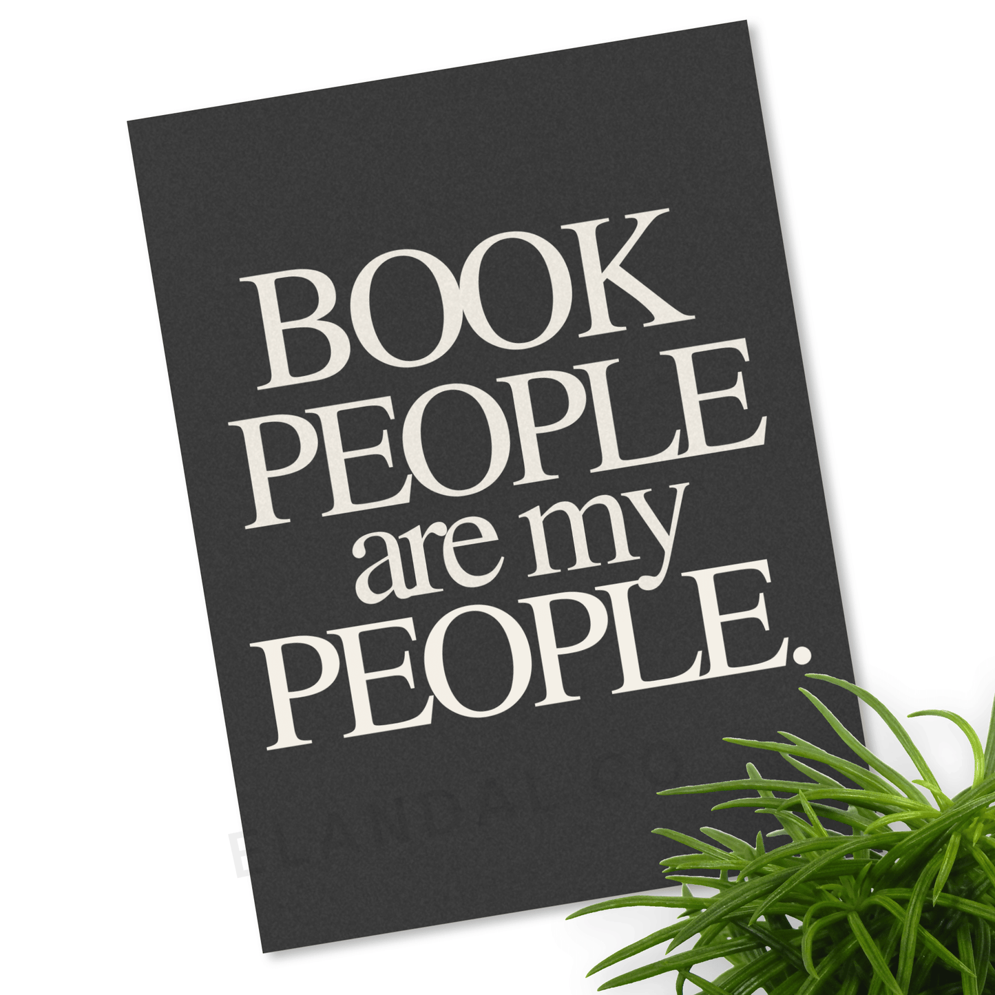 Printable Book People Are My People: Artwork for Book Clubs