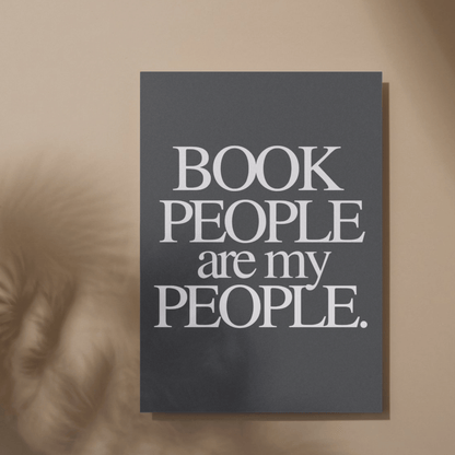 Printable Book People Are My People: Artwork for Book Clubs