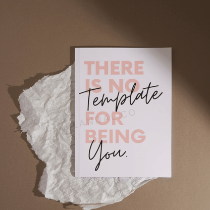 No Template for You: Printable Motivational Office and Cubicle Wall Art Decor