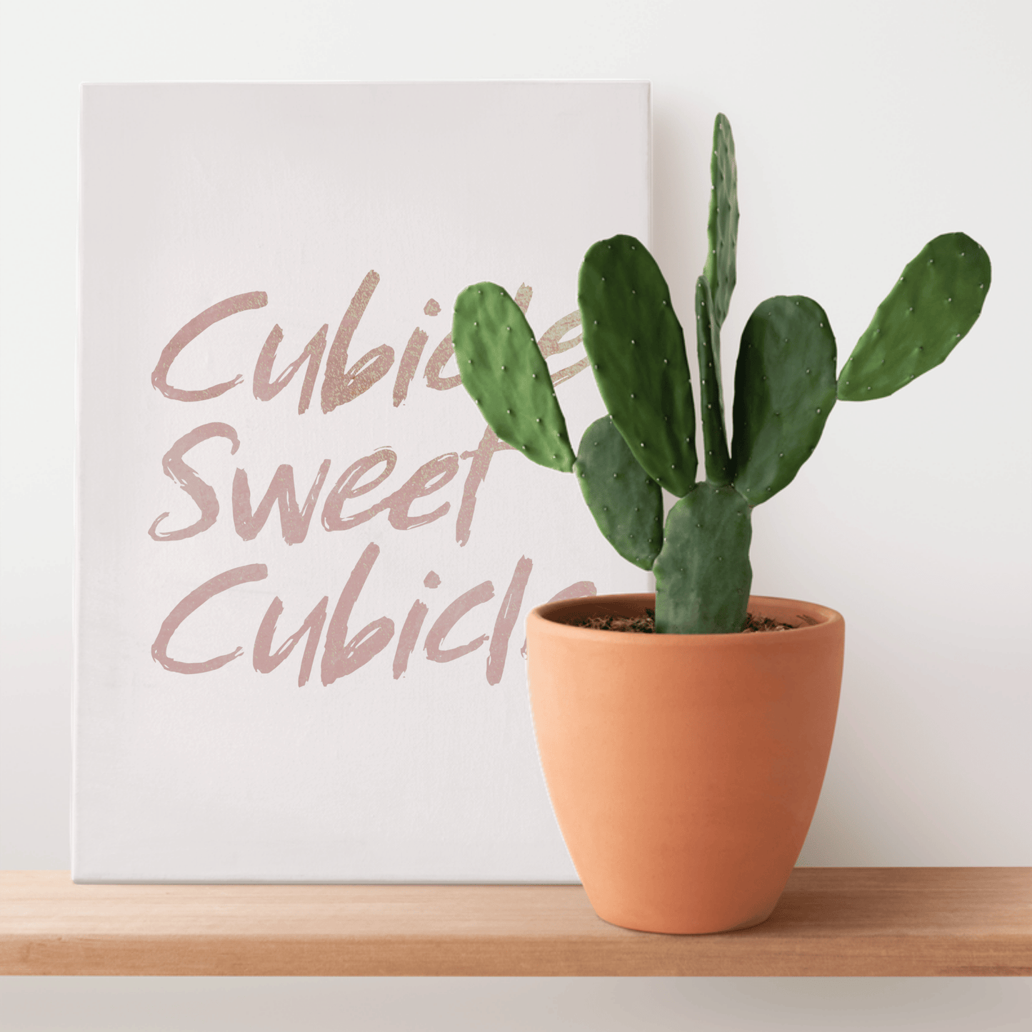 Cubicle Sweet Cubicle: Canvas Wall Art for Workspace