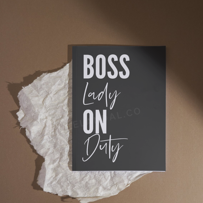 Arte de pared imprimible Boss Babe On Duty