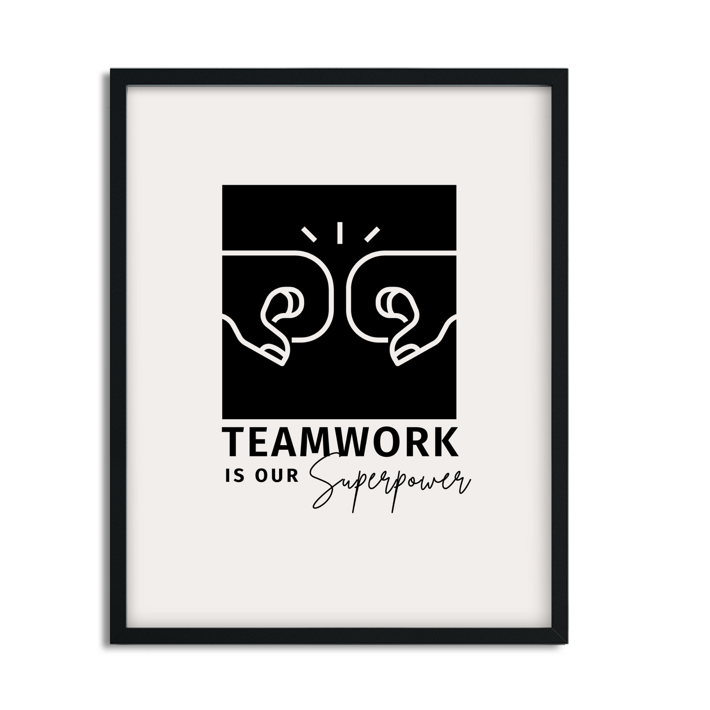 Póster enmarcado Cubicle Vibes, bonita decoración de pared para oficina, disponible en 4 tamaños