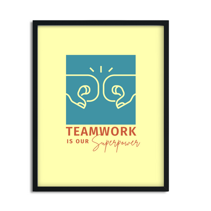 Póster enmarcado Cubicle Vibes, bonita decoración de pared para oficina, disponible en 4 tamaños