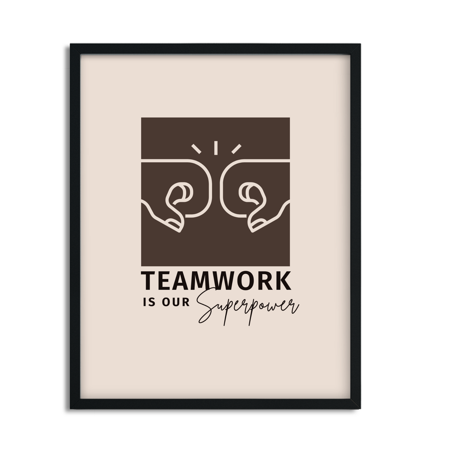 Póster enmarcado Cubicle Vibes, bonita decoración de pared para oficina, disponible en 4 tamaños