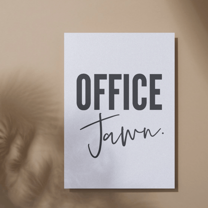 Office Jawn: Unframed Philly-Themed Print Wall Art for Workspaces