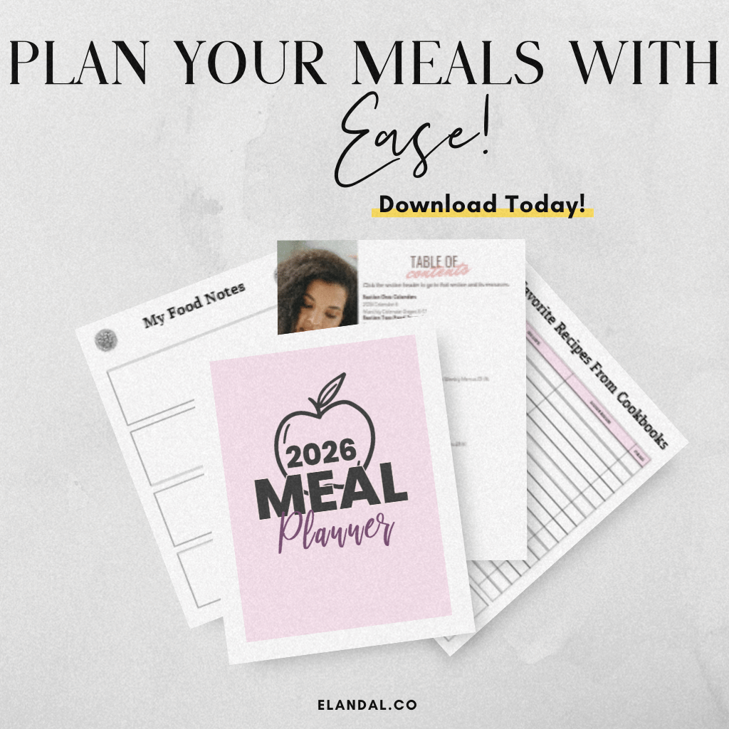 2026 Printable Meal Planner: 60+ Pages of Meal Planning Resources