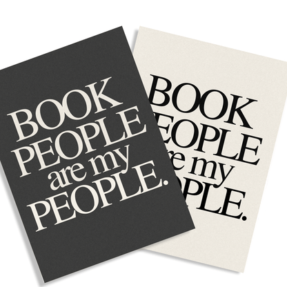 Book People Are My People: Unframed Print Artwork for Book Clubs