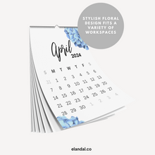 Load image into Gallery viewer, 2024 Print Watercolor Wall Calendar
