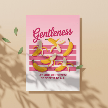 Printable Gentleness Evident Inspirational Wall Art