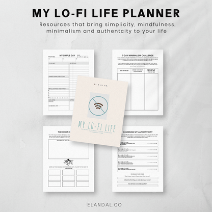 My Lo-Fi Life: Printable Planner for a Life with Less Moving Parts