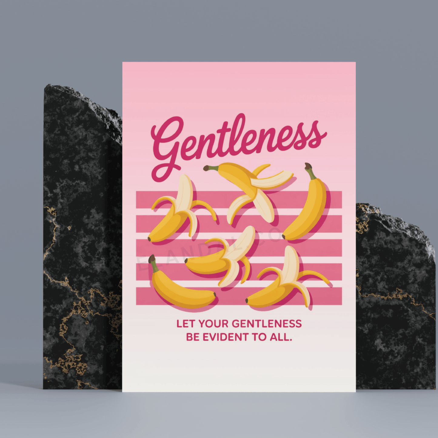 Printable Gentleness Evident Inspirational Wall Art