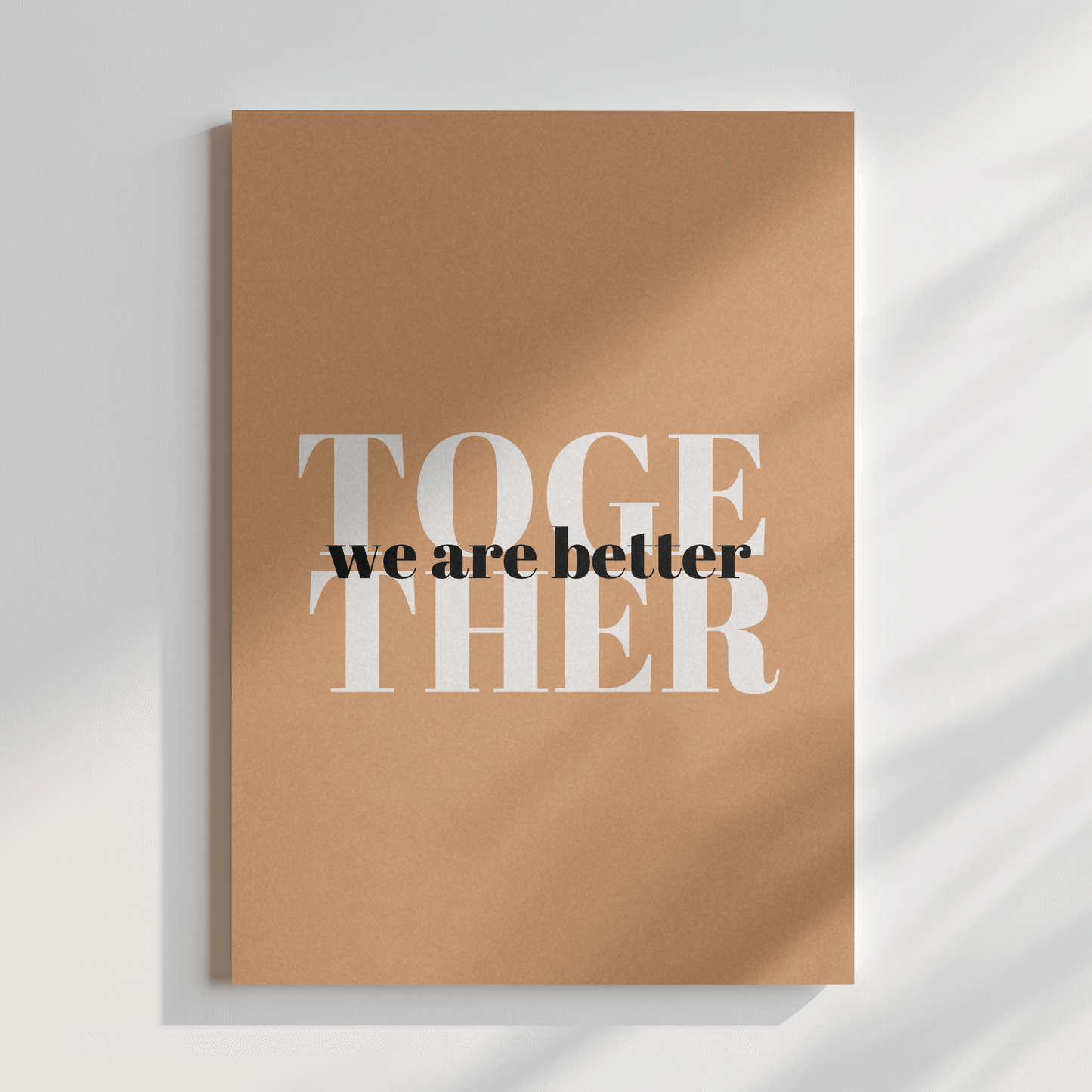Better Together: Inspirational Canvas Artwork for the Workspace