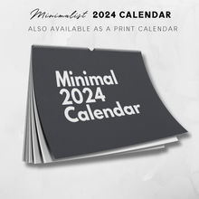 Load image into Gallery viewer, 2024 Printable Landscape Calendar