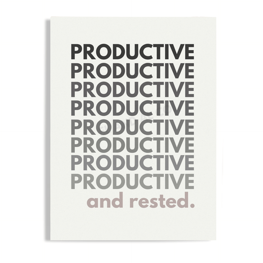 Póster impreso sin marco Productive AF, disponible en 5 tamaños, decoración artística para cubículos de oficina