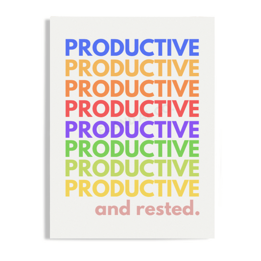 Póster impreso sin marco Productive AF, disponible en 5 tamaños, decoración artística para cubículos de oficina