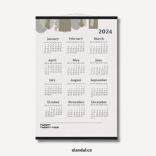 Load image into Gallery viewer, 2024 Print Abstract Minimalist Poster Calendar