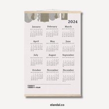 Load image into Gallery viewer, 2024 Print Abstract Minimalist Poster Calendar